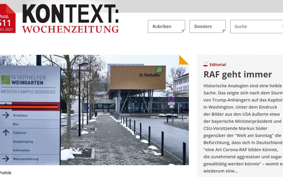 Unbequemes in den Kontext stellen